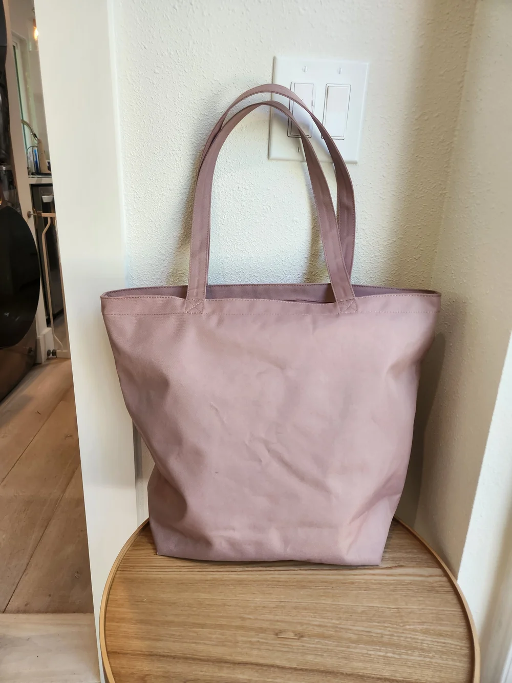 Herschel Supply Company Mauve Pink Canvas Tote Bag